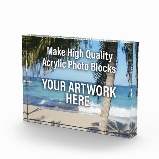 Acrylfotoblok voor uw kunstwerk fotoblokken (Rechts)