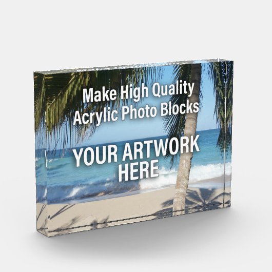 Acrylfotoblok voor uw kunstwerk fotoblokken (Links)