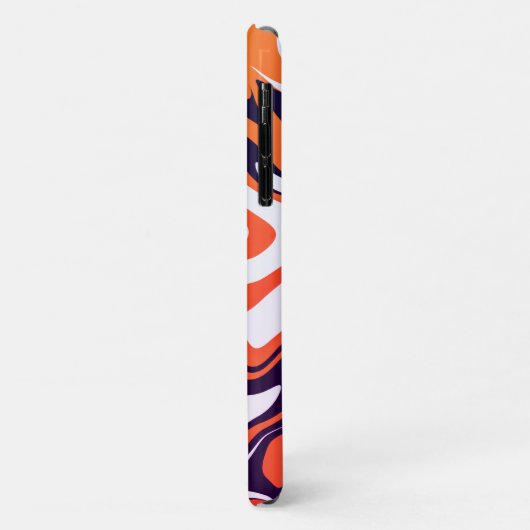 Acrylgeel Oranje vloeibaar Abstract patroon Case-Mate iPhone Case (Achterkant/links)