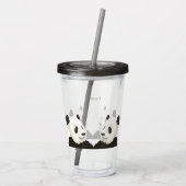 Acrylglas met panas acryl drinkbeker (Achterkant)