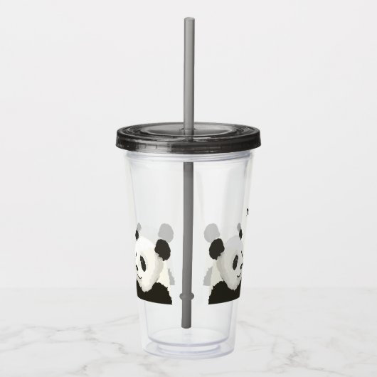 Acrylglas met panas acryl drinkbeker (Rechts)