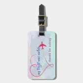 Acrylhoudend Bagagelabel (Voorkant verticaal)