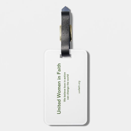 Acrylhoudend Bagagelabel (Achterkant verticaal)