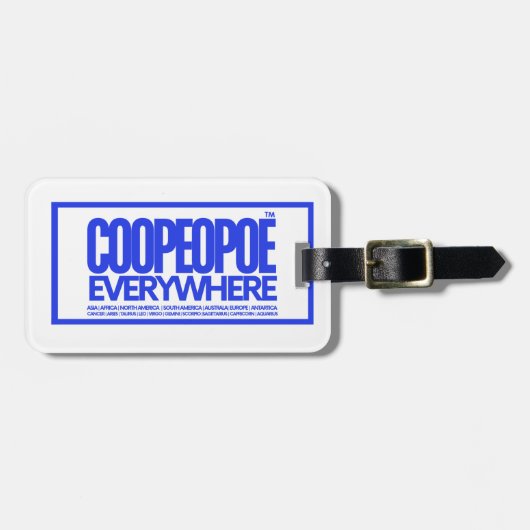 Acrylhoudend Bagagelabel (Voorkant horizontaal)