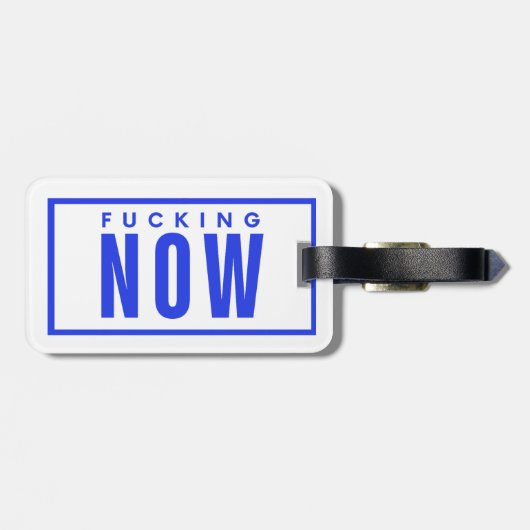 Acrylhoudend Bagagelabel (Achterkant horizontaal)