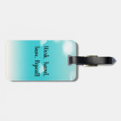 Acrylhoudend Bagagelabel (Achterkant horizontaal)