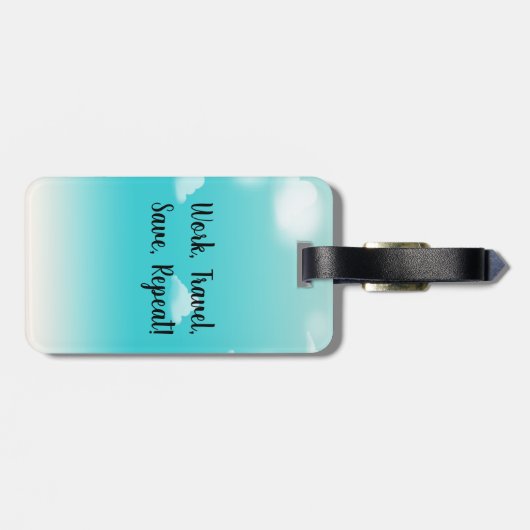 Acrylhoudend Bagagelabel (Achterkant horizontaal)