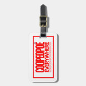 Acrylhoudend Bagagelabel (Voorkant verticaal)
