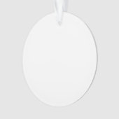 Acrylhoudend Ornament, Acrylcirkelvormig Ornament (voorkant)