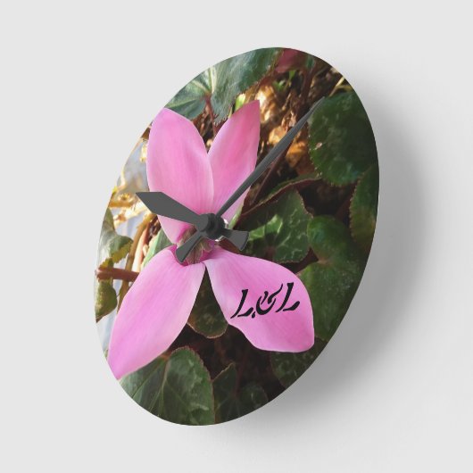 Acrylhoudende  (middelgroot) ronde klok (Hoek)