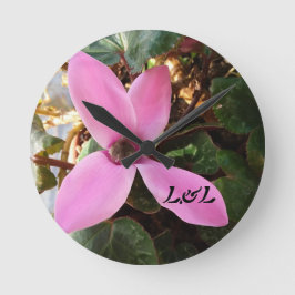 Acrylhoudende  (middelgroot) ronde klok