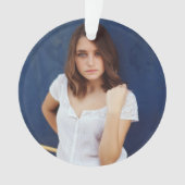 Acrylic Birthday Ornament with Photo & Message (voorkant)