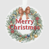 Acrylic Christmas Tree Ornament with family photo (voorkant)