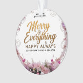 Acrylic Circle Ornament – Blush & Gold Luxury Edit (voorkant)
