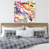 Acrylic contemporary Painting  Canvas Afdruk (Insitu (Slaapkamer))