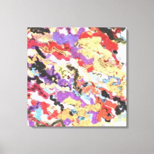 Acrylic Contemporary Painting  Canvas Afdruk (Voorkant)