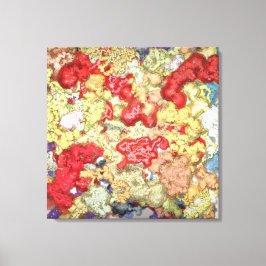 Acrylic Contemporary Painting  Canvas Afdruk