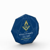 Acrylic Freemason Awards | Masonische platen Fotoblokken (Links)