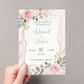 Acrylic Invitation Acryl Uitnodigingen (Insitu (Draagbaar))