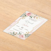 Acrylic Invitation Acryl Uitnodigingen (Laagn)