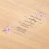 Acrylic Invitation Acryl Uitnodigingen (Laagn)