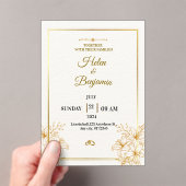 Acrylic Invitation Acryl Uitnodigingen (Insitu (Draagbaar))