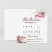 Acrylic Invitation save the date  Kaart (Voorkant / Achterkant)