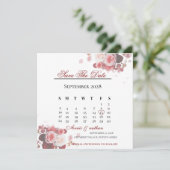 Acrylic Invitation save the date  Kaart (Staand voorkant)