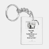 Acrylic Keychain (Voorkant Links)