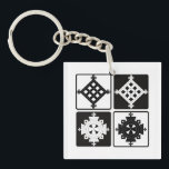 Acrylic Keychain<br><div class="desc">A bold collection of detailed cross pendant designs combining traditional symbolism with clean,  modern linework.</div>