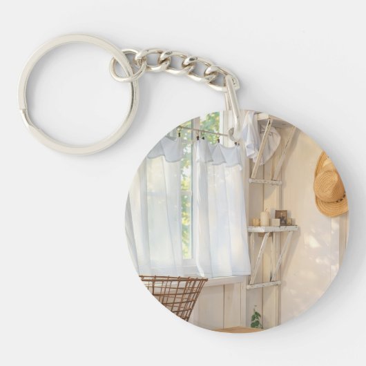 Acrylic Keychain Curtain in the Wind (Voorkant)