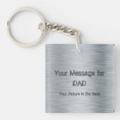 Acrylic Keychain, Metallic Design For DAD Keychain (voorkant)