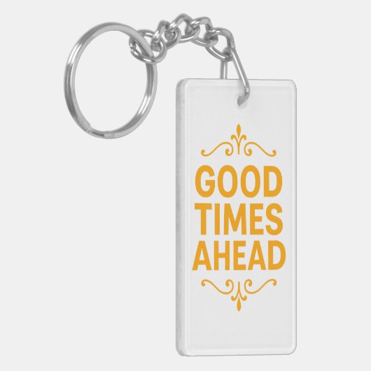 Acrylic Keychain, Rectangle (double-sided) Sleutelhanger (Voorkant Links)