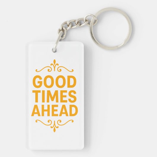 Acrylic Keychain, Rectangle (double-sided) Sleutelhanger (achterkant)