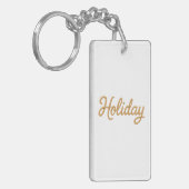 Acrylic Keychain, Rectangle (double-sided) Sleutelhanger (Voorkant Links)