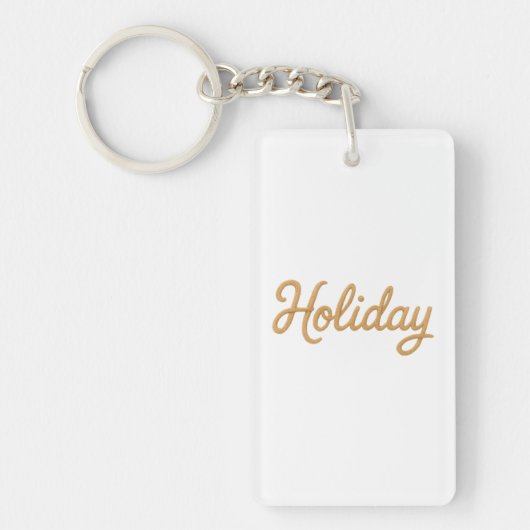 Acrylic Keychain, Rectangle (double-sided) Sleutelhanger (Voorkant)
