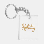 Acrylic Keychain, Square (double-sided) Sleutelhanger (Voorkant Links)
