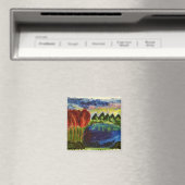 Acrylic landscape magnet (Insitu (Vaatwasser))