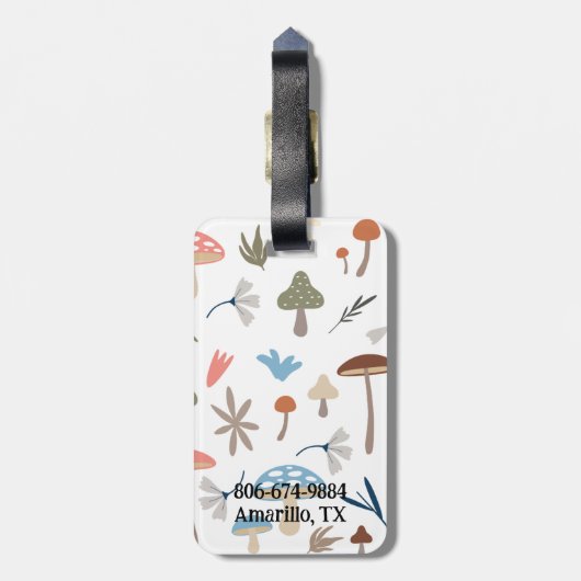 Acrylic Luggage Tag Bagagelabel (Achterkant verticaal)