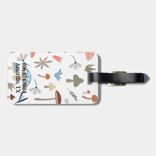 Acrylic Luggage Tag Bagagelabel (Achterkant horizontaal)