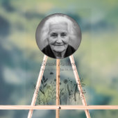 Acrylic Memorial Welcome Sign with Photo Acryl Bord (Neutraal)