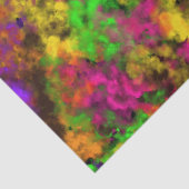 Acrylic Neon Colors Paint Splatter Splash Abstract Tissuepapier (Detail)