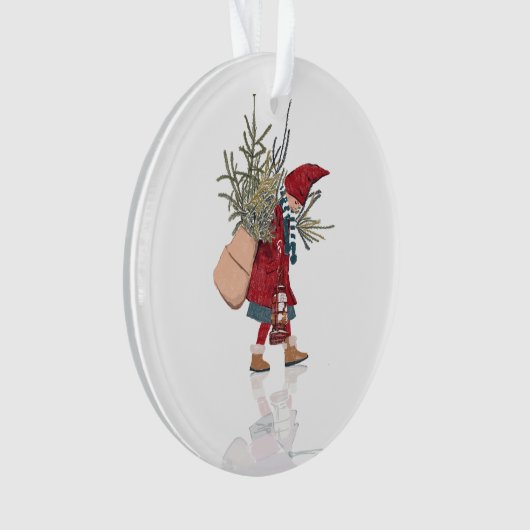 Acrylic Ornament – Little Winter Helper (voorkant)
