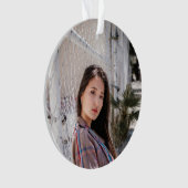 Acrylic Photo Ornament with Birthday Message (voorkant)