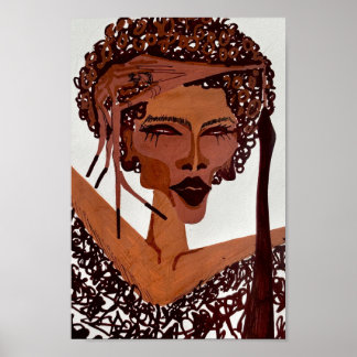 acrylic portrait poster