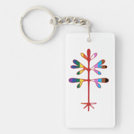 Acrylic Pride Sapling Sleutelhanger
