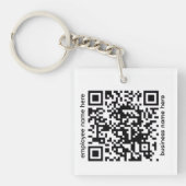 Acrylic QR Code Keychain (Voorkant)