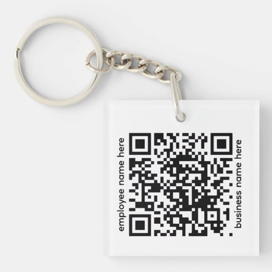 Acrylic QR Code Keychain (Voorkant)