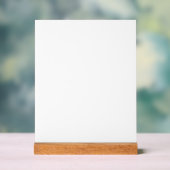 Acrylic Sign Acryl Bord (Neutraal)