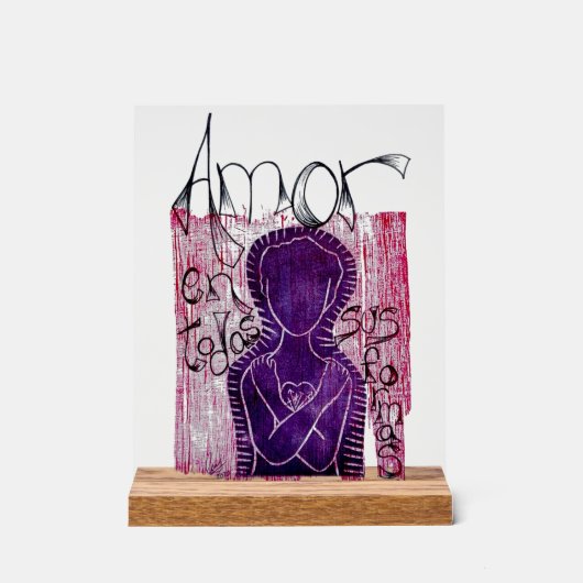 Acrylic Sign Acryl Bord (Voorkant)